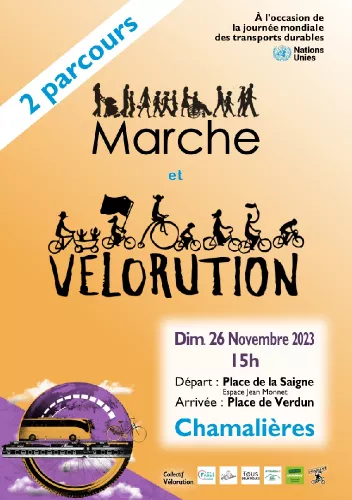 Marche et Vélorution - Dimanche 26 Novembre 2023 à 15h
